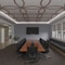 Ekena Millwork 47 14W x 47 14H x 38T Large Lilley Decorative Fretwork Wood Ceiling Panels, Walnut CELW47X47X0375LEYWA - alternate 6
